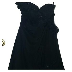 Black cocktail dress